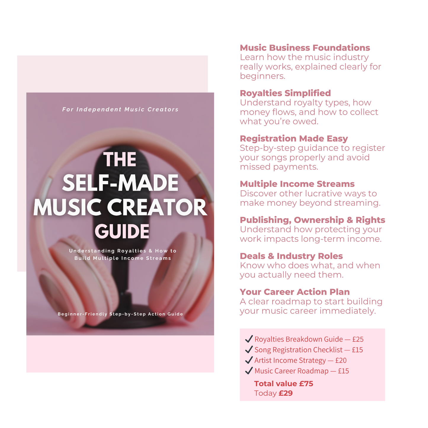 The Self-Made Music Creator - A Beginners Guide to Music Income